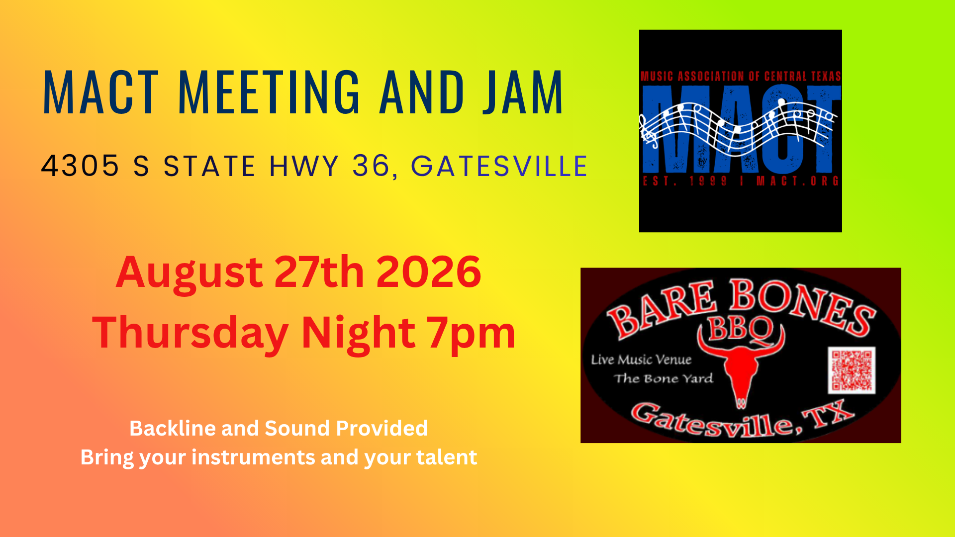MACT Live Music Association